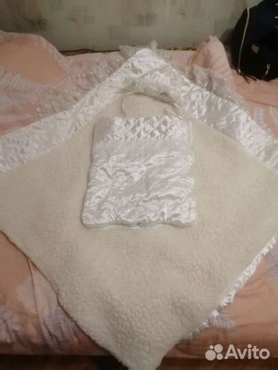 Конверт на выписку зимний для девочки