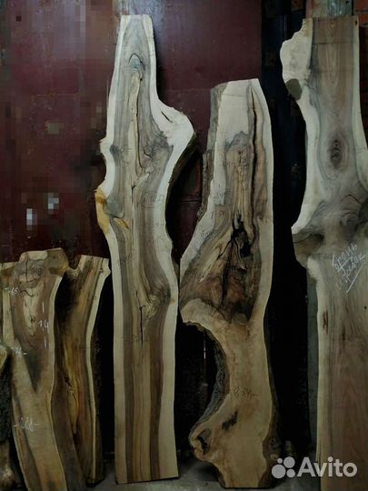 Слэбы разных пород дерева