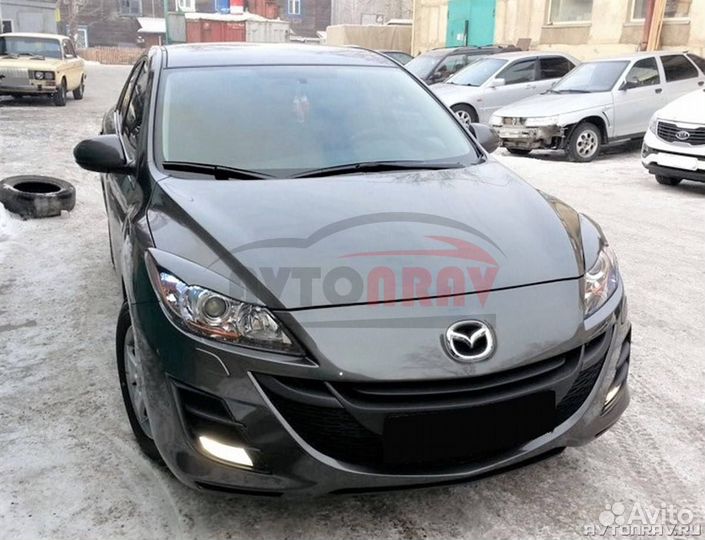 Реснички GT на фары для Mazda 3BL