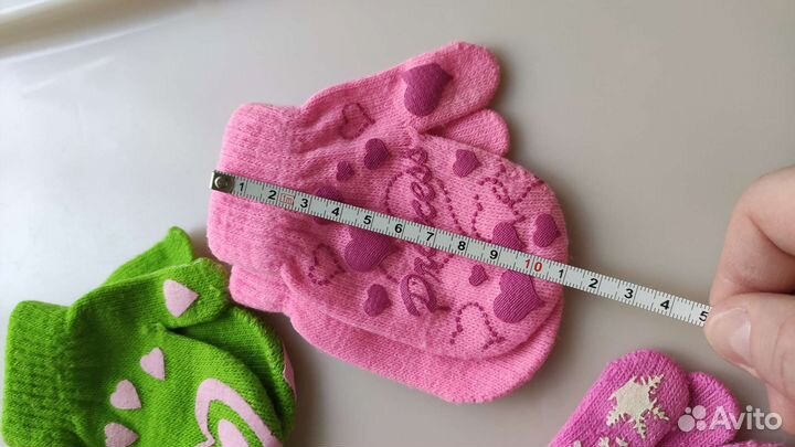 Варежки детские на 1-2 года