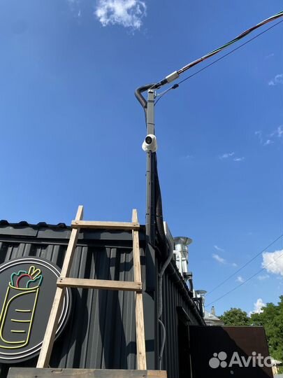 Установка камер видеонаблюдения, домофония