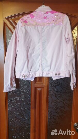 Куртка джинсовая для девочки 158