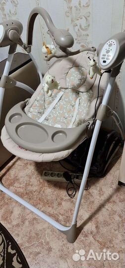 Детские электронные качели для новорожденных