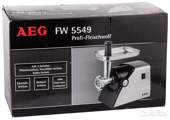 Электромясорубка AEG FW5549