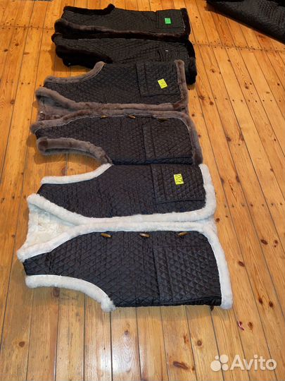 Жилет из овчины