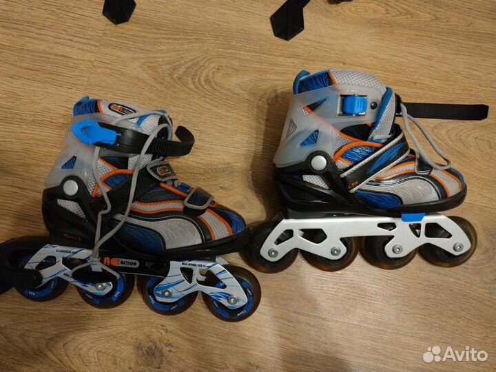 Роликовые коньки Reaction turbo TR12-BBO 31р