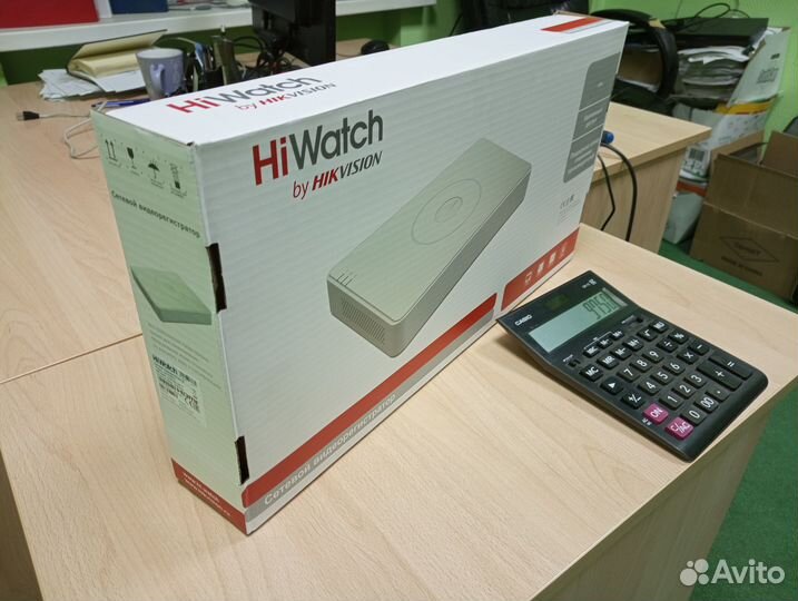 Рег с PoE для 8х 4Мп IP камер HiWatch DS-N208P(C)