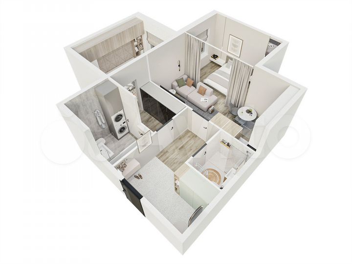 2-к. квартира, 55,8 м², 10/14 эт.