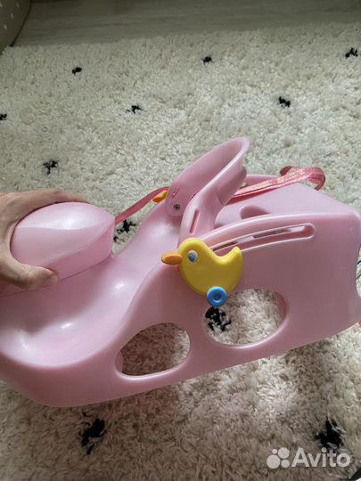 Baby born велосипед санки