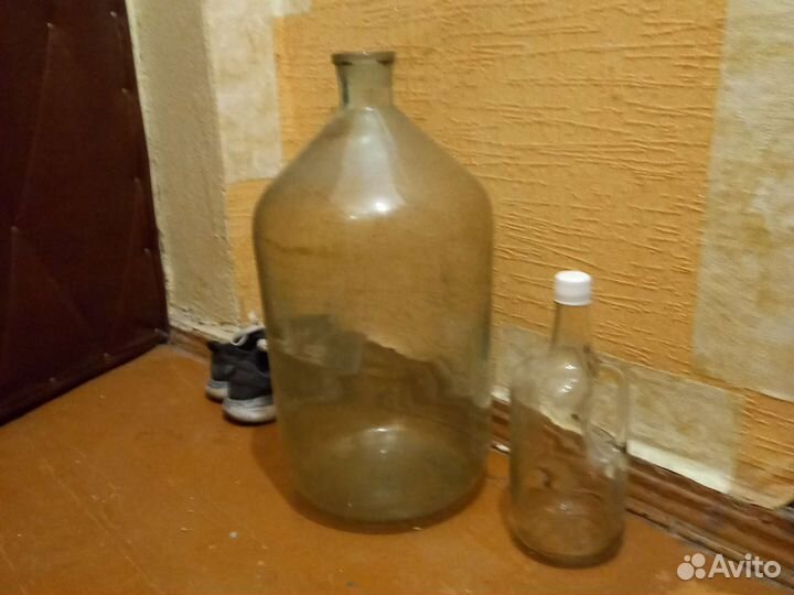 Бутылка стеклянная 20 литров