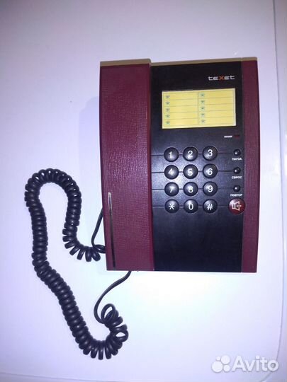 Стационарный кнопочный телефон Texet-208