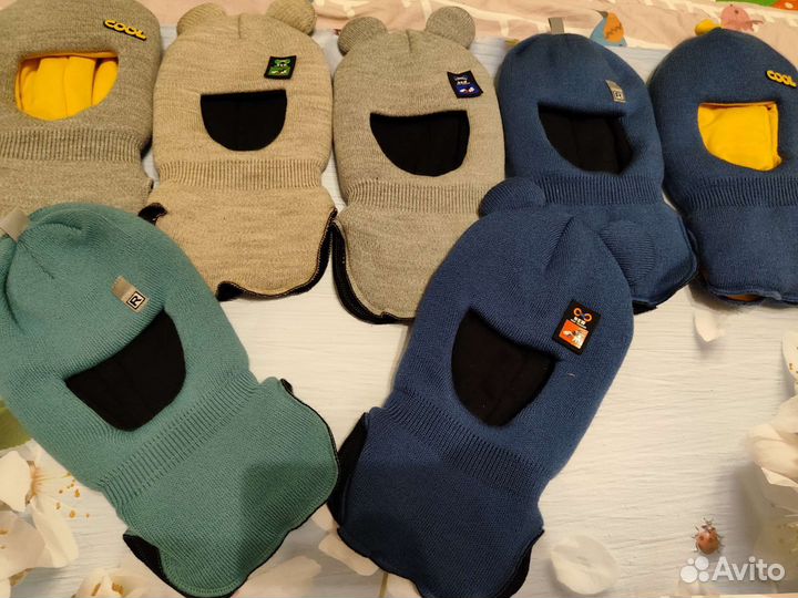 Шапка шлем зимняя для мальчика