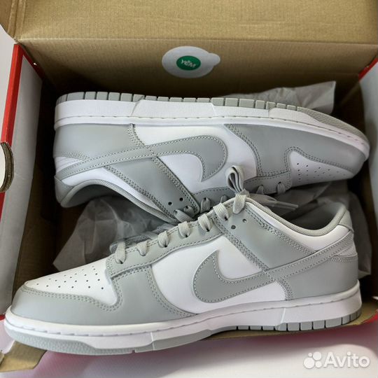 Кроссовки Nike Dunk Low Grey Fog оригинал