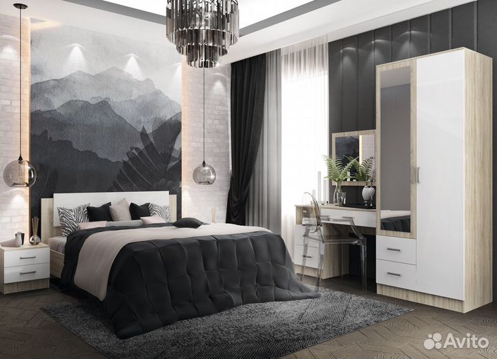 Мс Софи Тумба Сонома/Белый стб 400.1