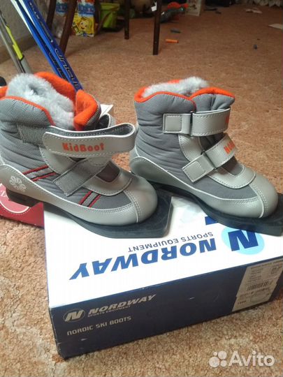 Лыжные ботинки детские 30
