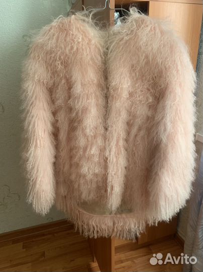 Шуба из натуральной ламы