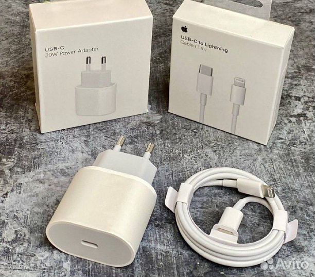 Блок Apple 20w + Кабель