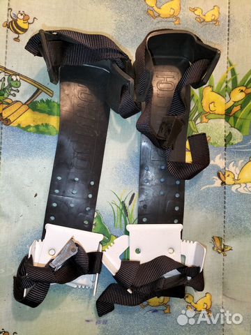 Мягкие лыжные крепления детские