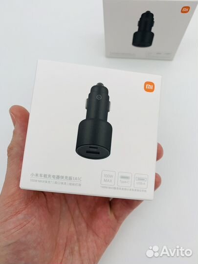 Азу Xiaomi SuperCharge Car Charger 100W(1A1C)