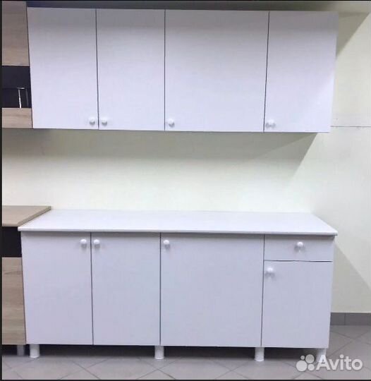 Кухня 1,8 метра белая