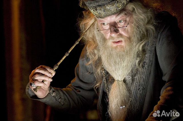 Новая бузинная палочка Дамблдора + держатель