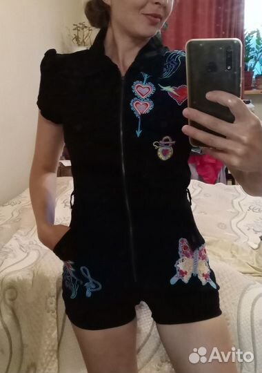 Комбинезон льняной