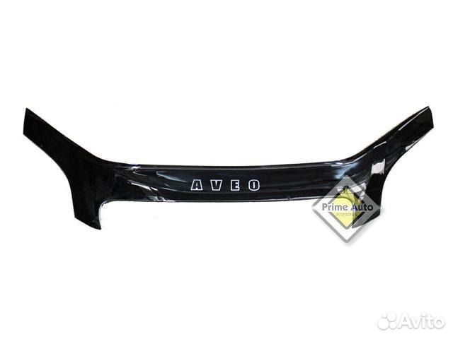 Дефлектор капота Шевроле Авео 2003-11 Заз Вида