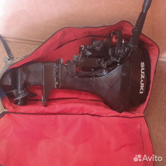 Лодочный мотор suzuki 15 2 такта чисто Япония