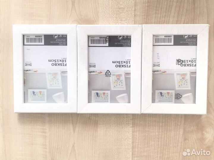 Рамки для фото IKEA цена за 3 шт