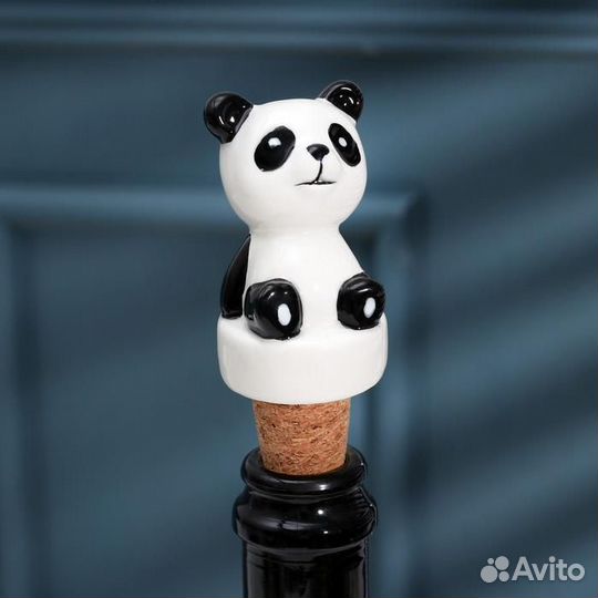 Пробка для бутылки Доляна «Панда», 5 см