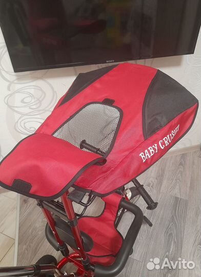 Прогулочная детская коляска-велосипед