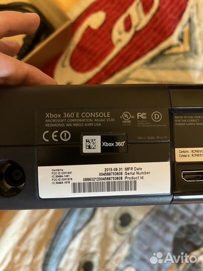 Xbox 360E 500gb не прошит