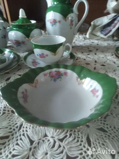 Чайный сервиз СССР дулево Воспоминание