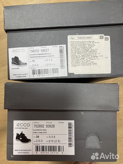 Обувь Ecco 35 размер