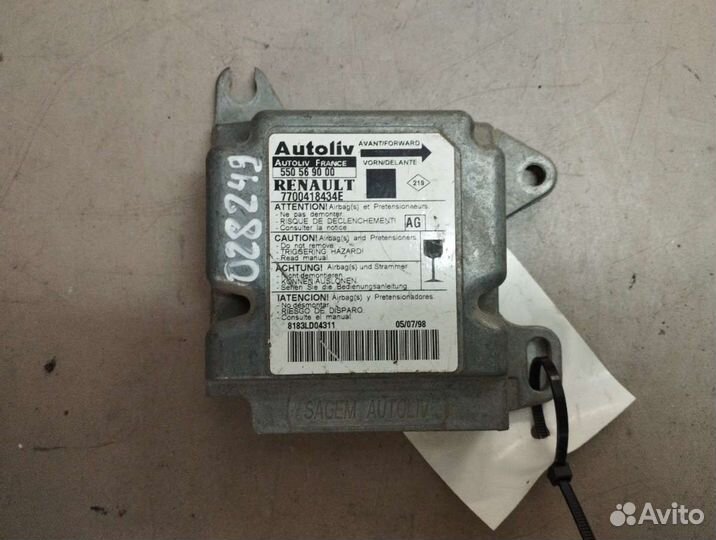 Блок airbag renault scenic 1 1.6 550569000. 7700418434e