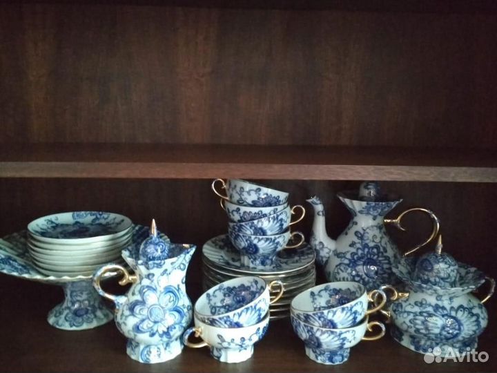 Чайный сервиз Поющий сад лфз СССР