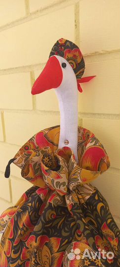 Кукла тильда/ гусыня- пакетница, ручная работа