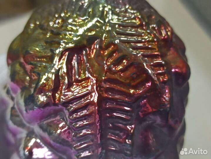 Советская Ёлочная Игрушка Большая Стеклянная Шишка