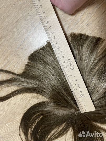 Накладка с челкой, резинка, валик