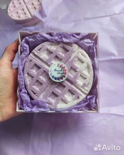 Вафельная бомба для ванн