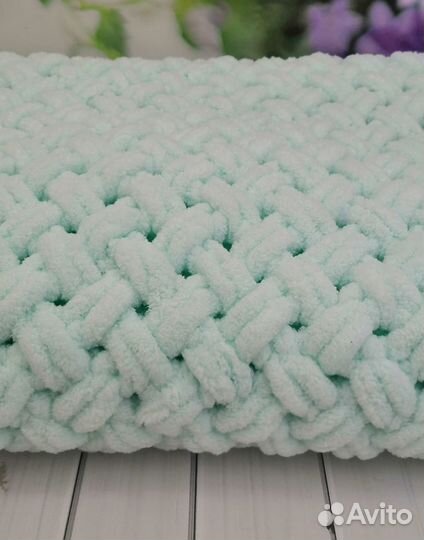 Плед детский плюшевый, шарф, снуд и т.д