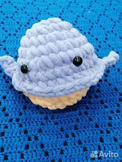 Игрушка китенок. Амигуруми