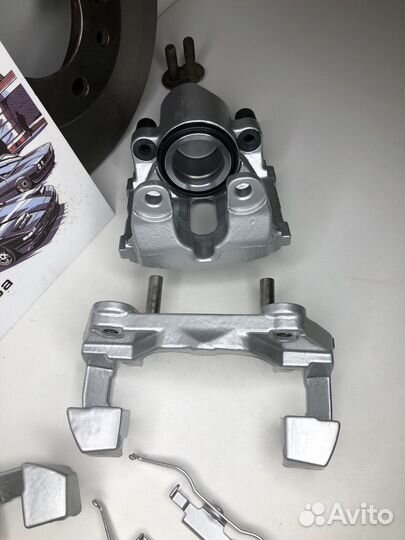 Комплект передних тормозов BMW E39 530d, 540