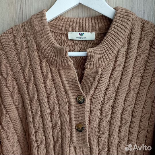 Вязаный костюм женский 48