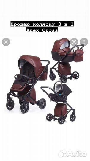 Коляска anex sport 3 в 1