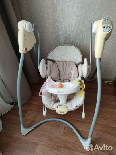 Шезлонг- Детские электронные качели graco