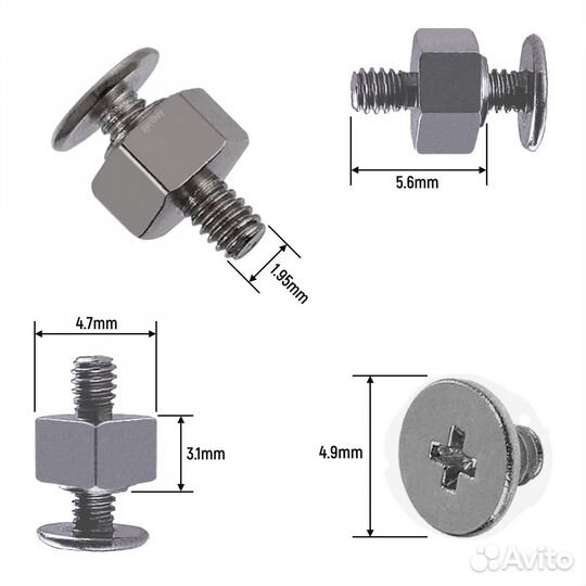 2 Комплекта фиксации M.2 SSD дисков для asus mini