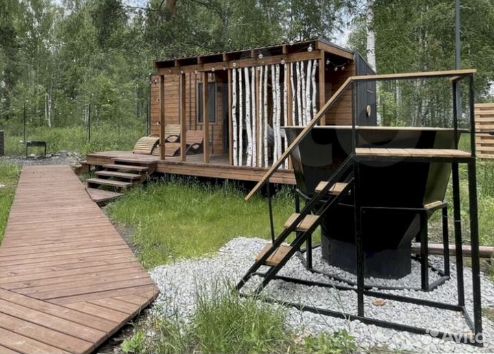 С подогревом чан для бани/Купель