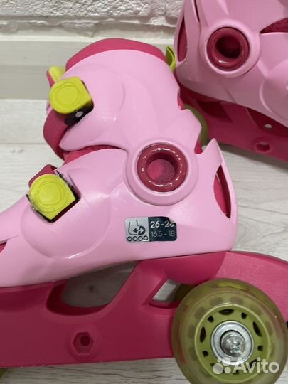 Роликовые коньки детские раздвижные