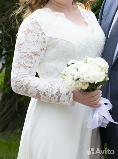 Свадебное платье 50-52